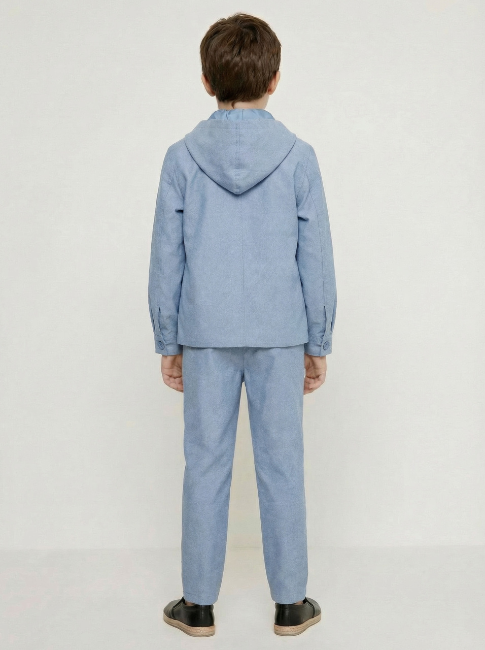 Erkek Çocuk 3'lü Alt Üst Takım 6-9 Yaş 13216 Mavi - 2