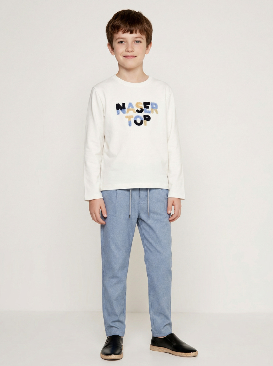 Erkek Çocuk 3'lü Alt Üst Takım 6-9 Yaş 13216 Mavi - 3