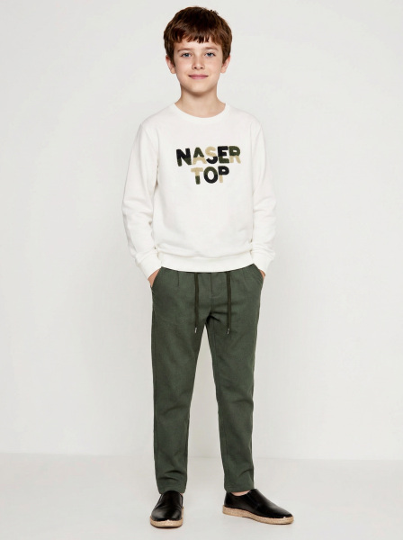 Erkek Çocuk 3'lü Alt Üst Takım 6-9 Yaş 13216 Haki - 3