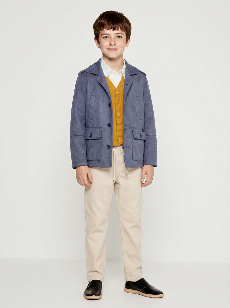 Erkek Çocuk 4'lü Alt Üst Takım 6-9 Yaş 13210 Mavi - 1