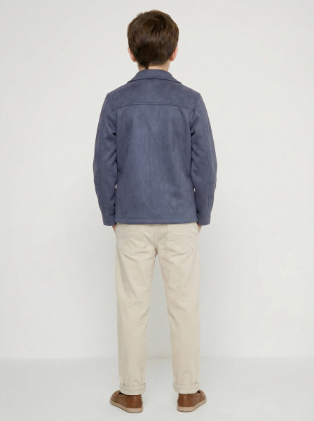 Erkek Çocuk 4'lü Alt Üst Takım 6-9 Yaş 13210 Mavi - 2