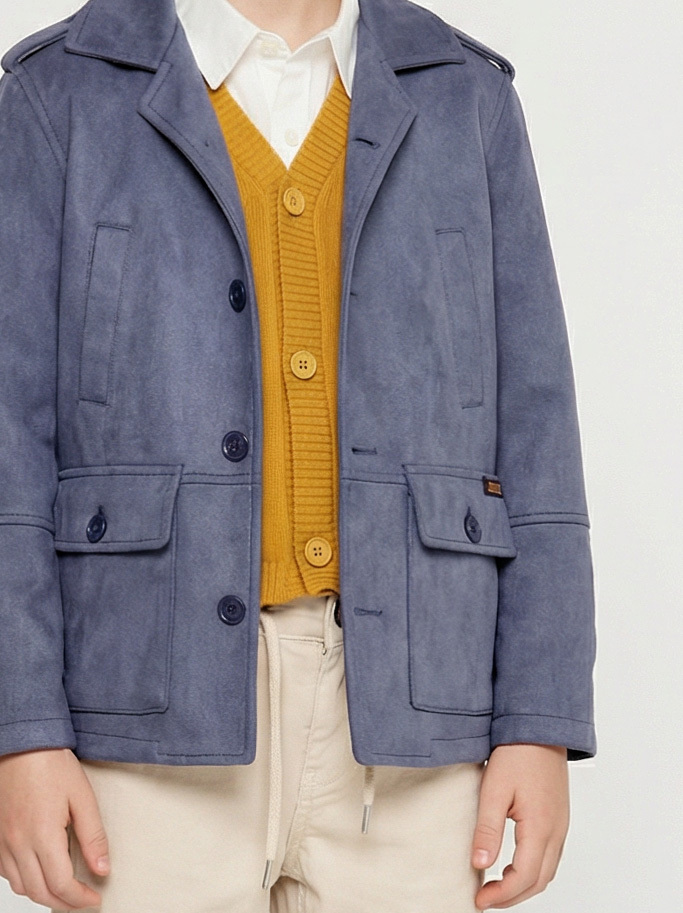 Erkek Çocuk 4'lü Alt Üst Takım 6-9 Yaş 13210 Mavi - 4