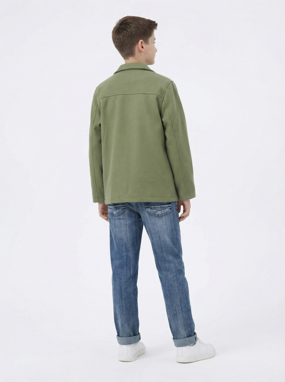 Erkek Çocuk 4'lü Alt Üst Takım 11-14 Yaş 14203 Yeşil - Turuncu - 2