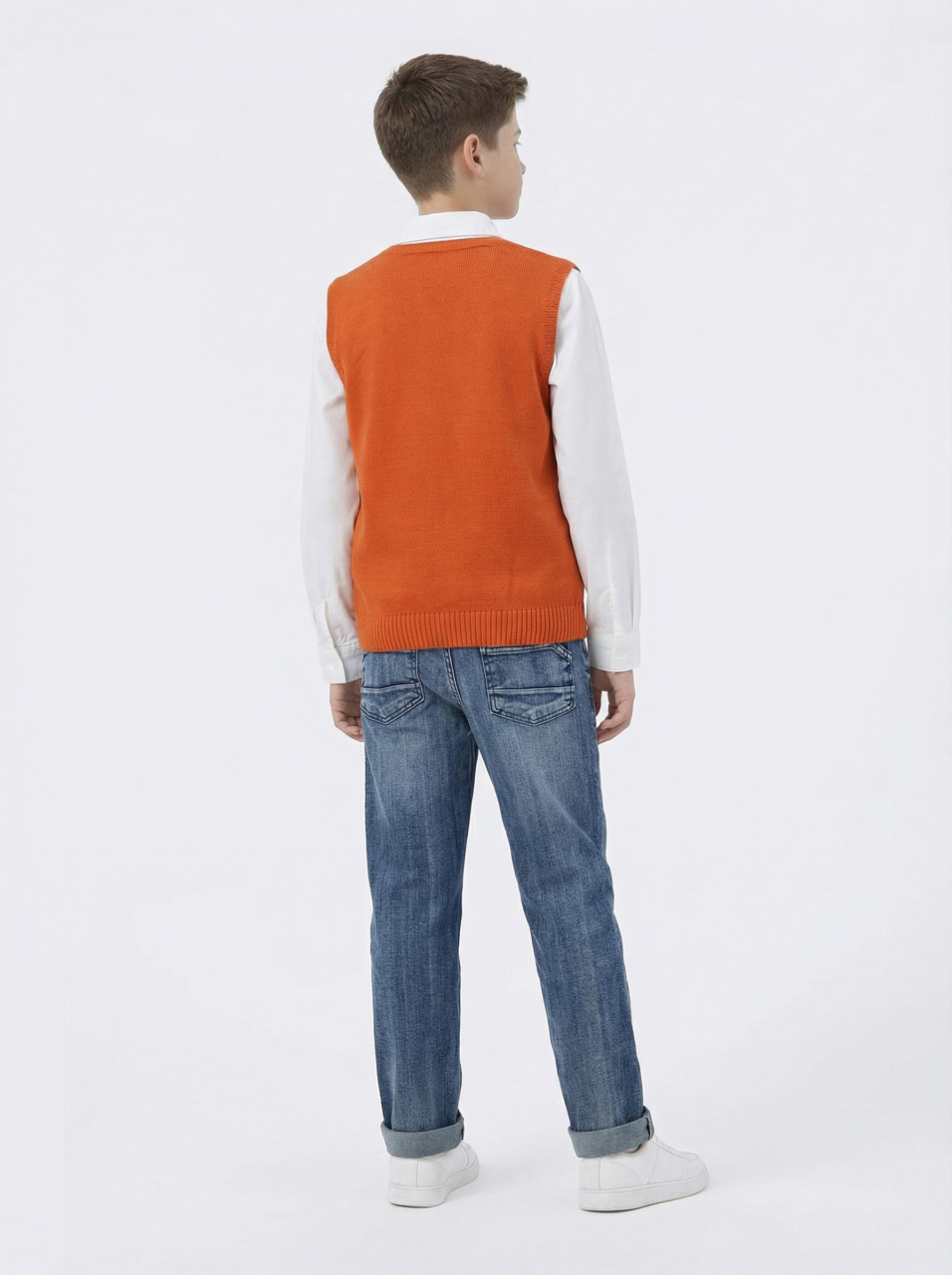 Erkek Çocuk 4'lü Alt Üst Takım 11-14 Yaş 14203 Yeşil - Turuncu - 4