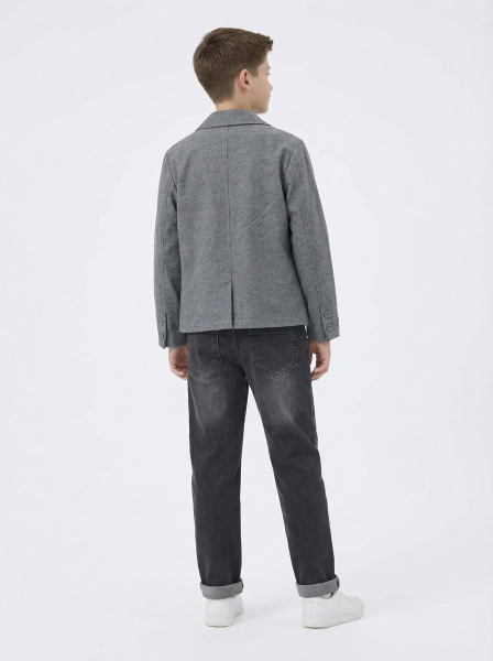 Erkek Çocuk 4'lü Alt Üst Takım 11-14 Yaş 14206 Gri - Bordo - 2