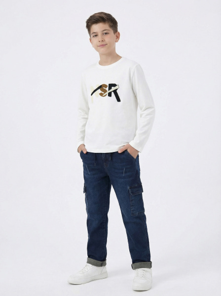 Erkek Çocuk 3'lü Alt Üst Takım 11-14 Yaş 14213 Ekru - 3