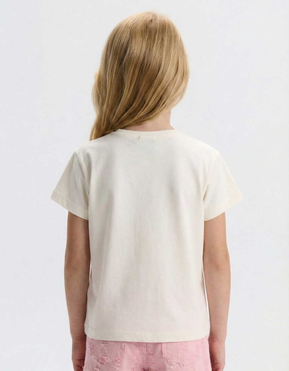 Kız Çocuk 3'lü Alt Üst Kombin Takmı 4-8 Yaş SET0510 Gül Kurusu - 6