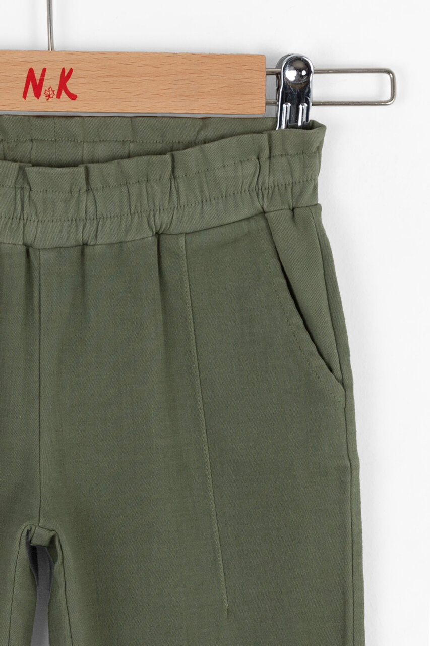 Kız Çocuk Pantolon 9aY-4 Yaş 57609 Haki - 3