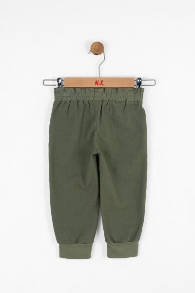 Kız Çocuk Pantolon 9aY-4 Yaş 57609 Haki - 2