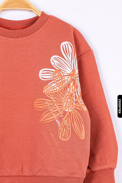 Kız Bebek Mine Sweatshirt 9-24 Ay 35609 Turuncu/Orange * - 2
