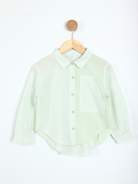 Kız Çocuk Gömlek 9ay - 4yaş 38601 Mint - NK KİDS