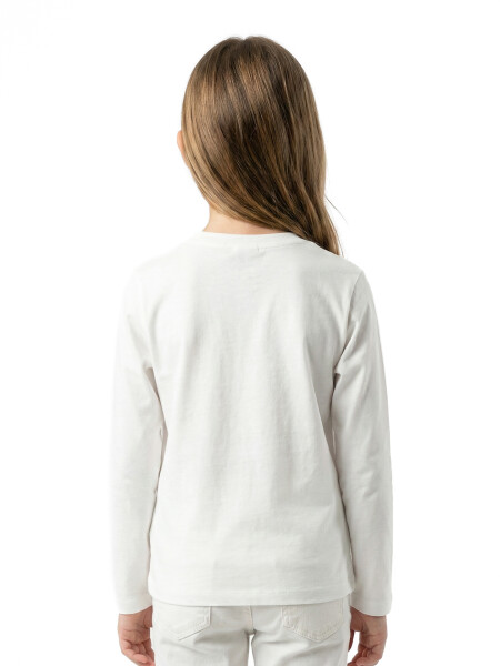 Kız Çocuk Tişort Badi 8-14 Yaş 31335 Ekru - 2