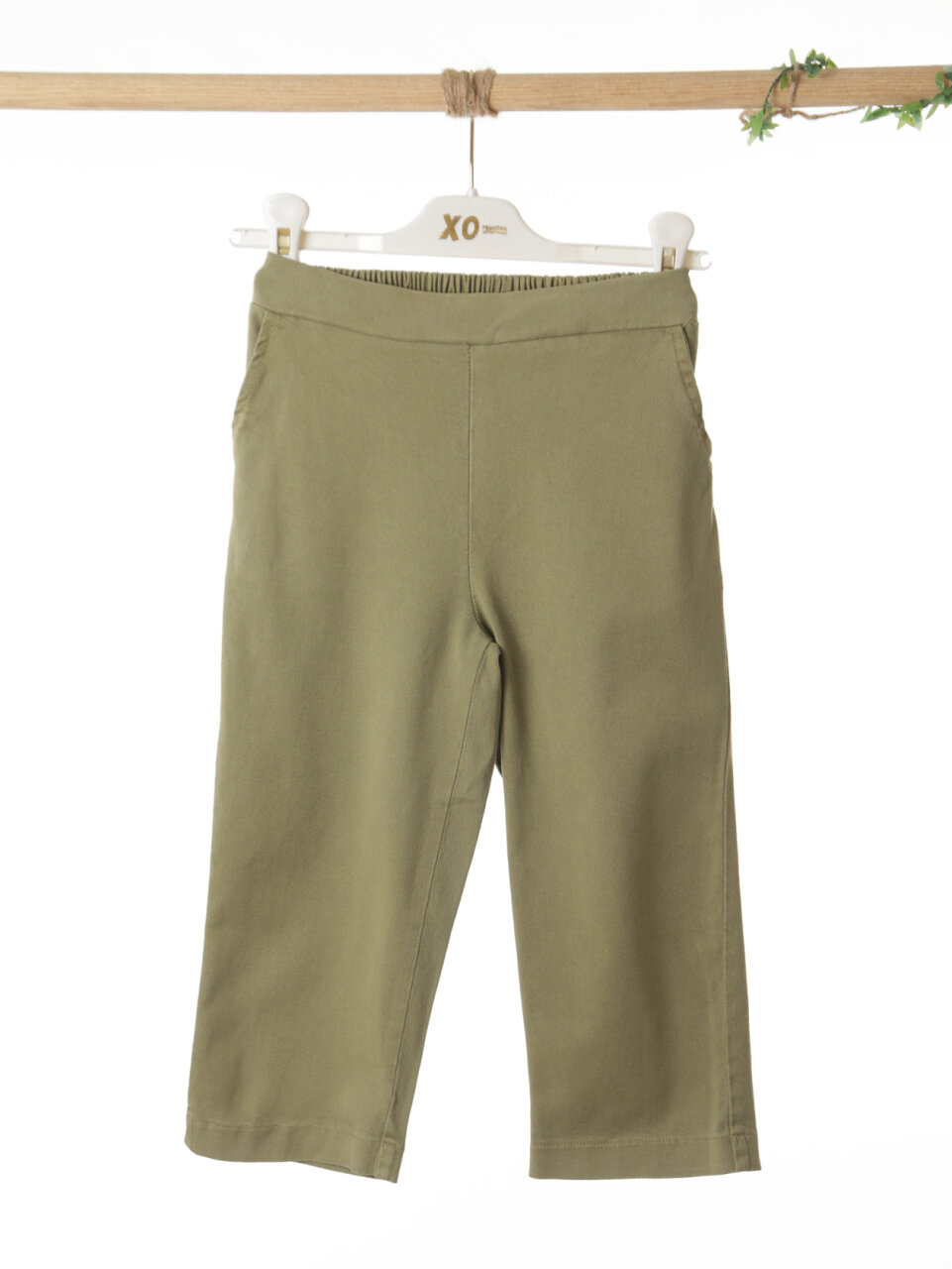 Kız Çocuk 3'lü Alt Üst Kombin Takmı 4-8 Yaş SET0512 Yeşil - 11