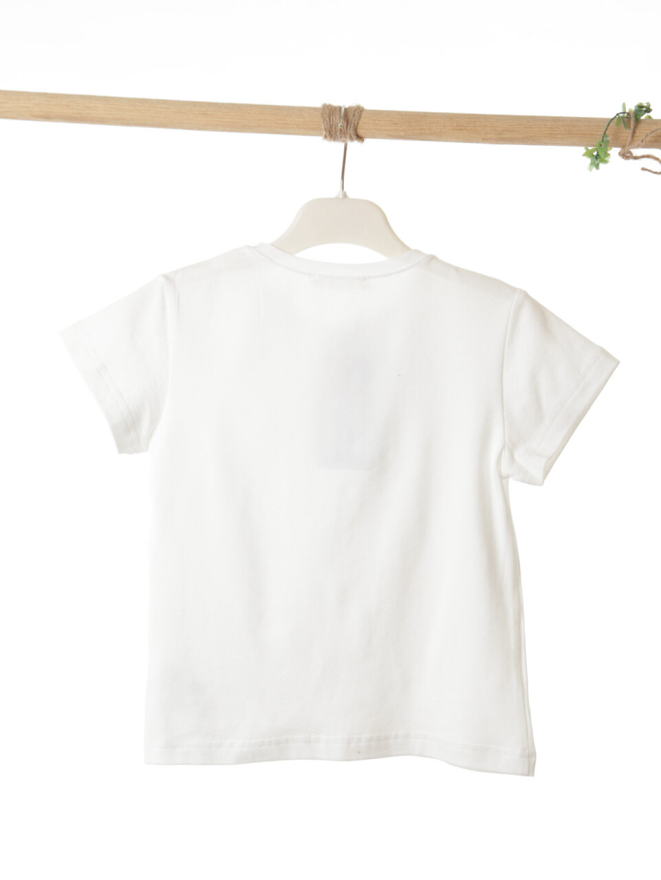 Kız Çocuk Tişort 4-8 Yaş 31503 Ekru - 5