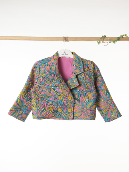 Kız Çocuk Ceket 8-14 Yaş 31303 Pembe - 9