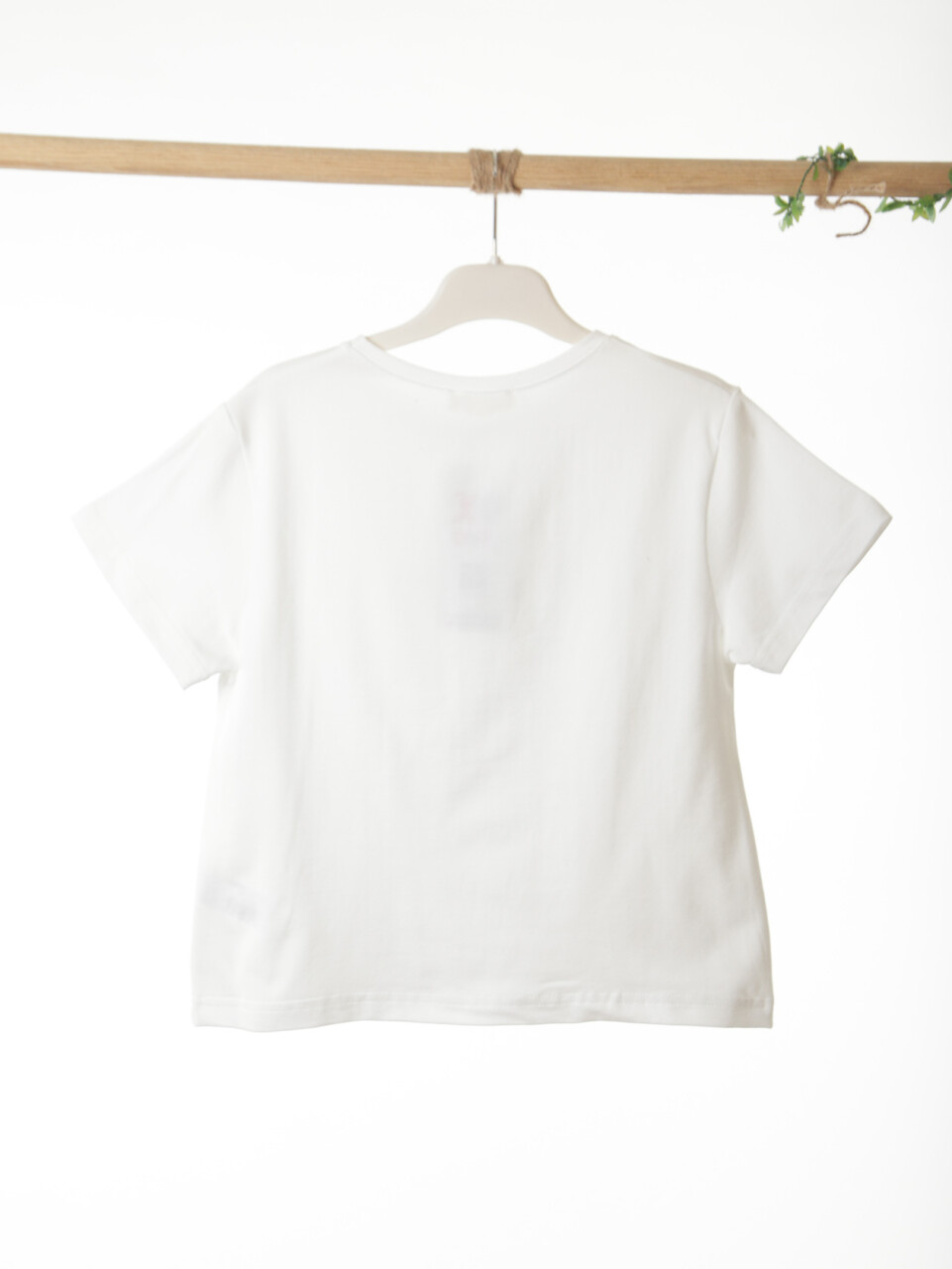 Kız Çocuk Tişort 8-14 Yaş 31328 Ekru - 6