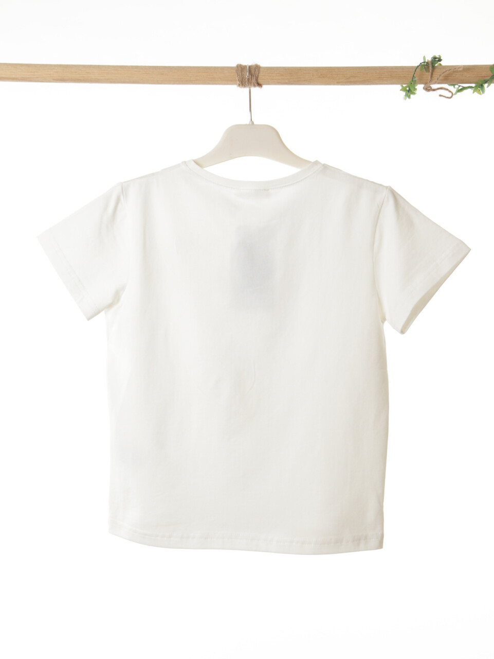 Kız Çocuk Tişort 8-14 Yaş 31334 Ekru - Vizon - 7