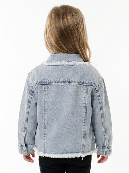 Kız Çocuk Ceket 1-4 Yaş 31708 Mavi - 2