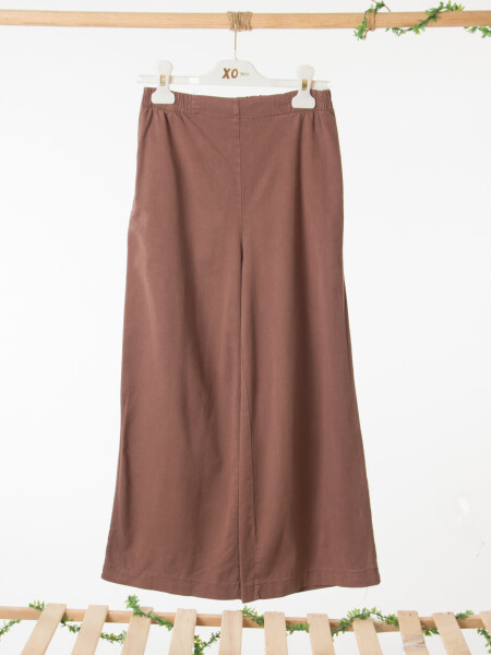 Kız Çocuk 3'lü Alt Üst Kombin Takmı 8-14 Yaş SET0505 Kahverengi - 11