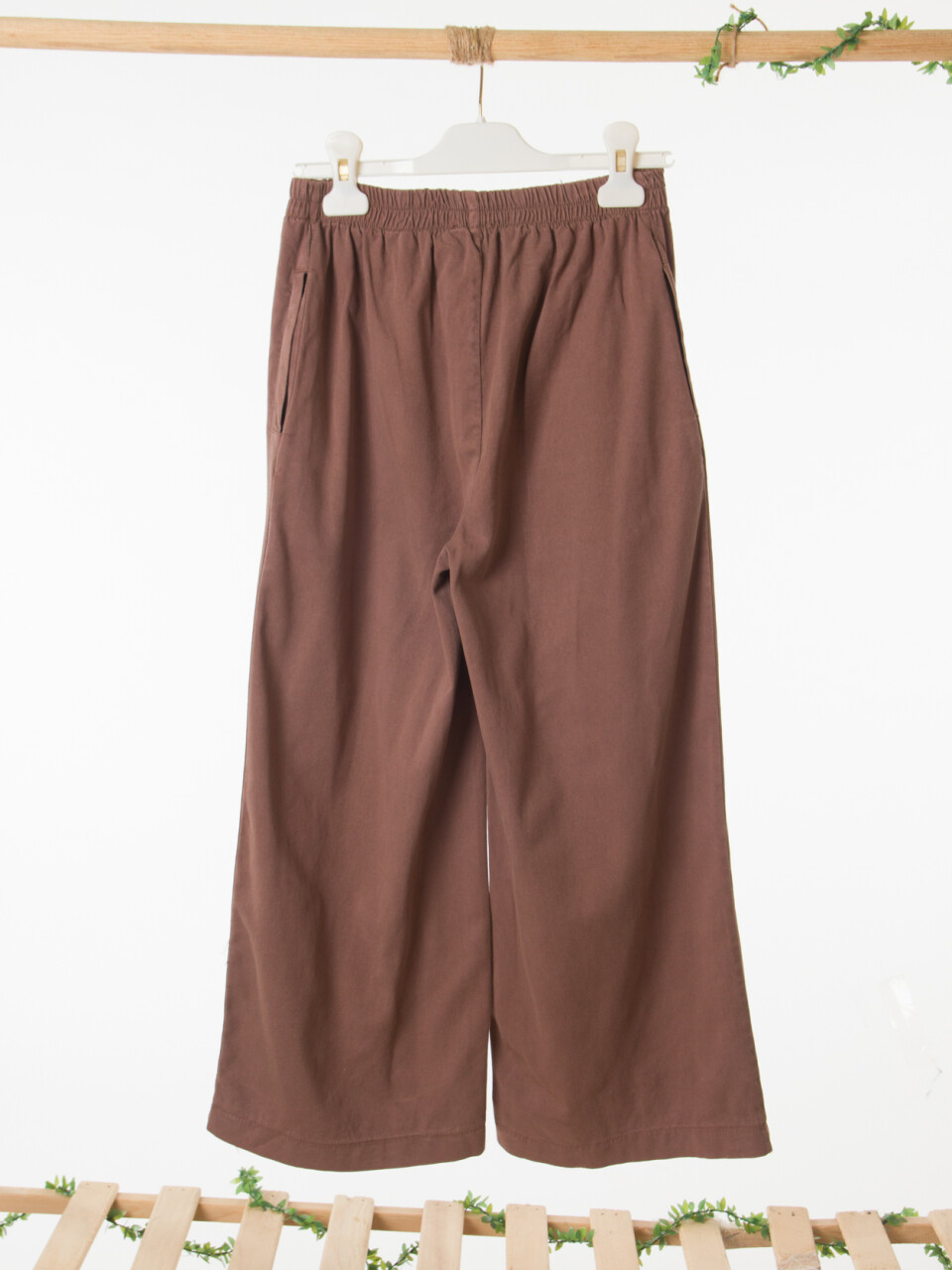 Kız Çocuk 3'lü Alt Üst Kombin Takmı 8-14 Yaş SET0505 Kahverengi - 12