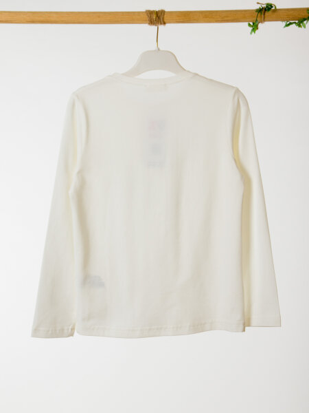 Kız Çocuk 3'lü Alt Üst Kombin Takmı 8-14 Yaş SET0495 Krem - 11