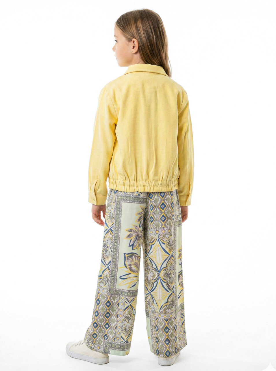 Kız Çocuk 3'lü Alt Üst Kombin Takmı 8-14 Yaş SET0497 Mint - 2