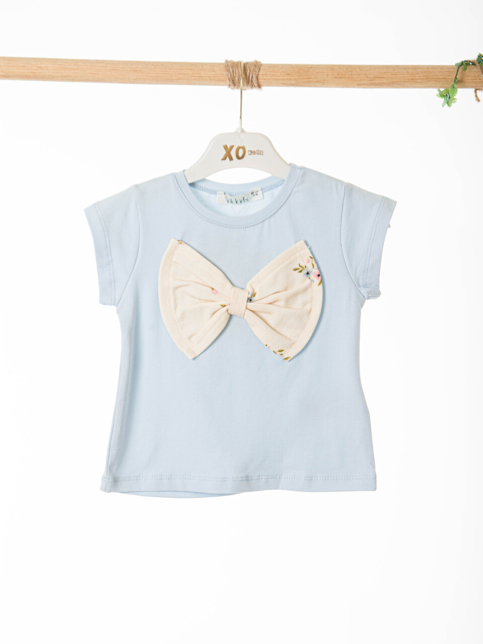 Kız Çocuk Tişort 1-4 Yaş 31606 Mavi - 3