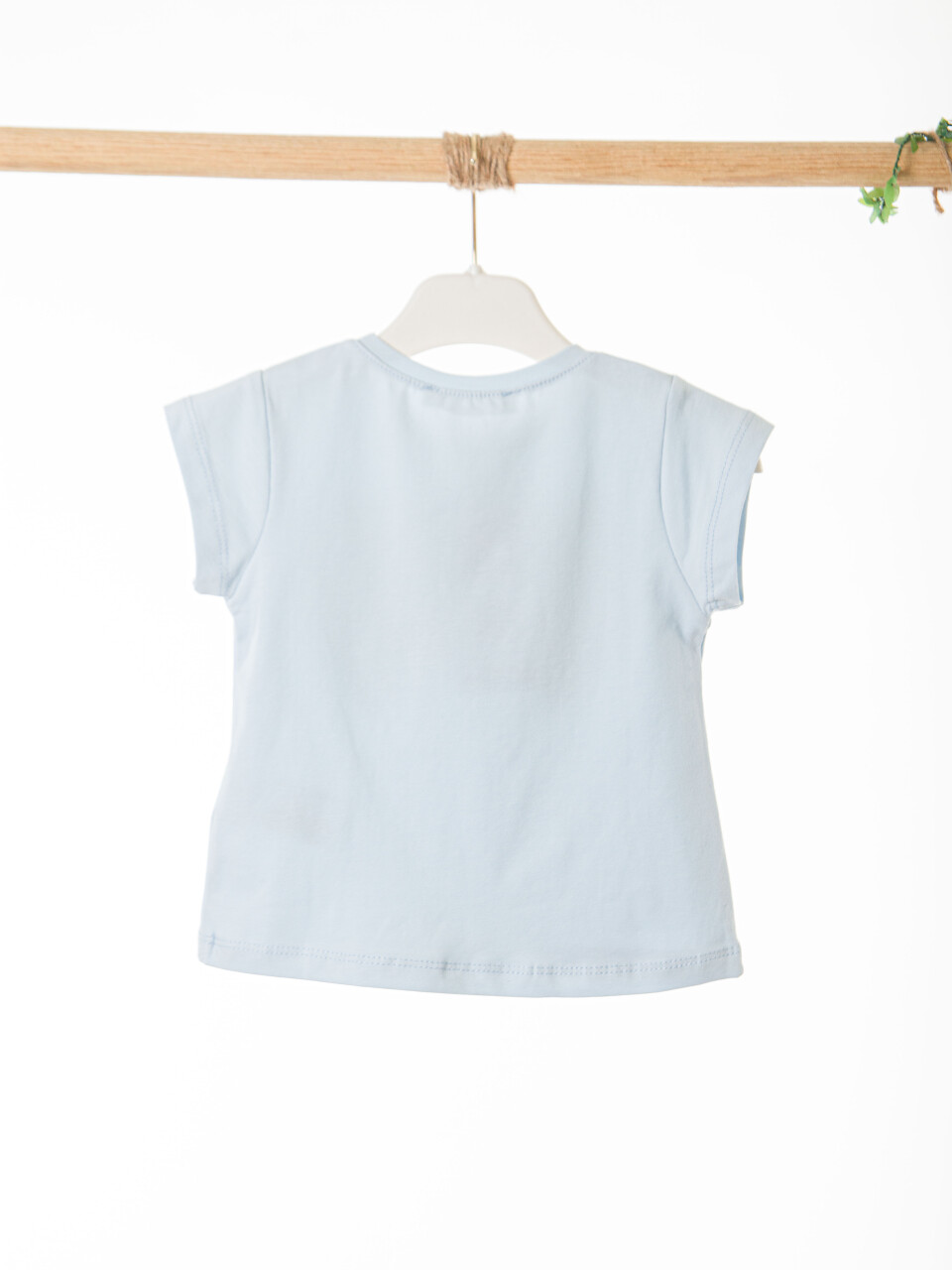 Kız Çocuk Tişort 1-4 Yaş 31606 Mavi - 4