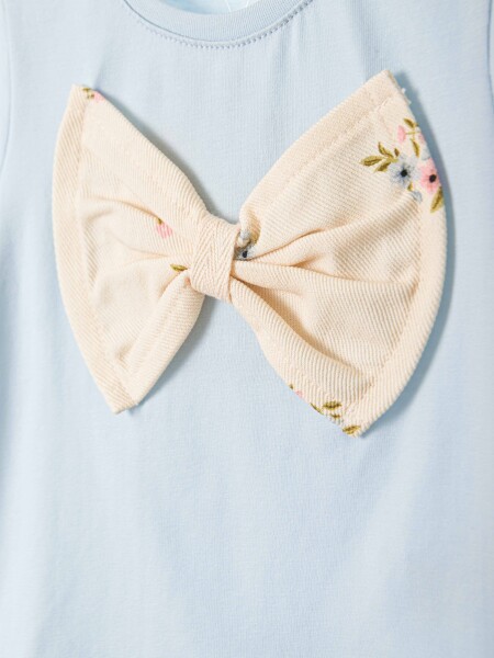 Kız Çocuk Tişort 1-4 Yaş 31606 Mavi - 5