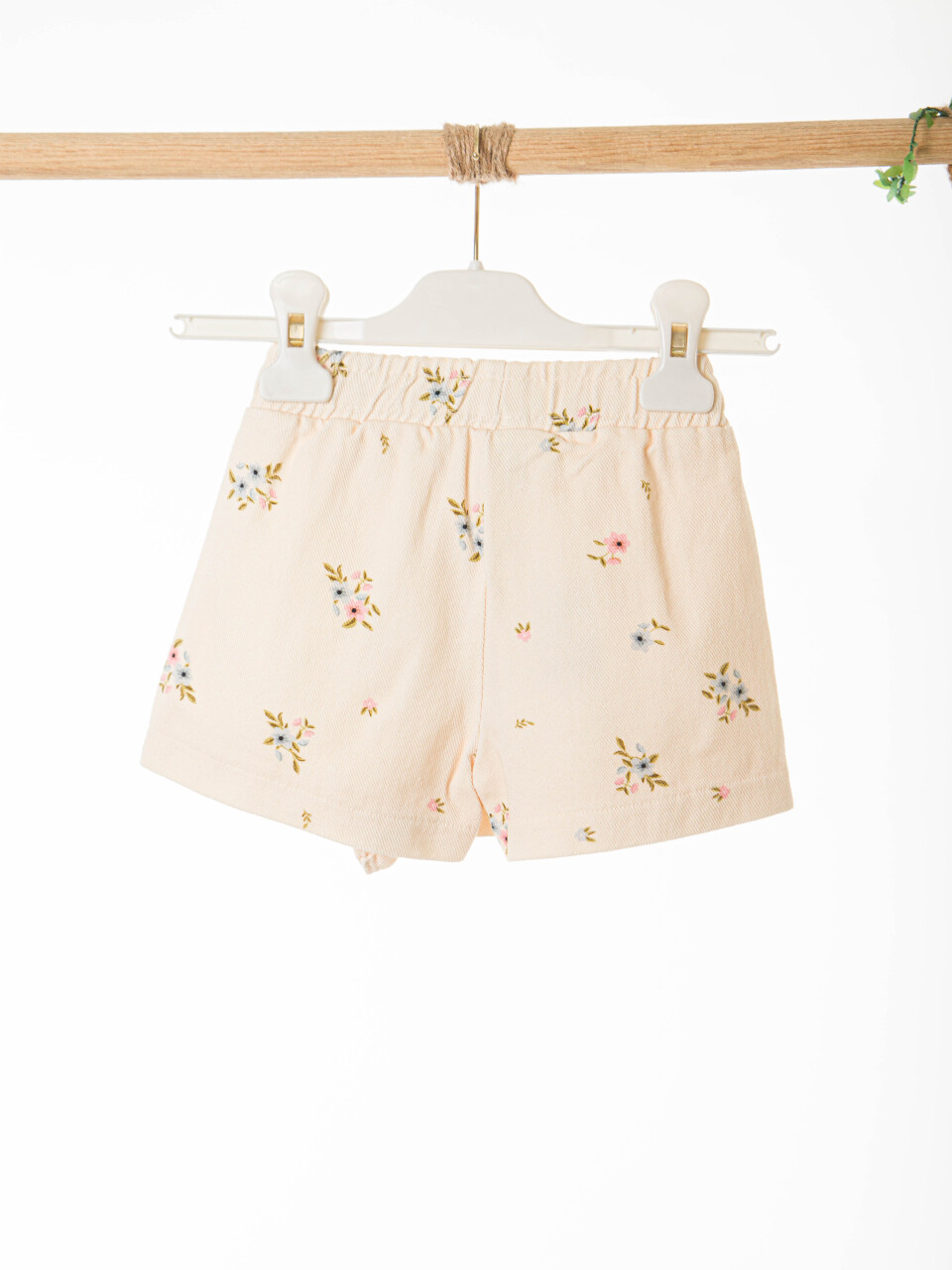 Kız Çocuk Şort Etek 1-4 Yaş 51604 Krem - 2