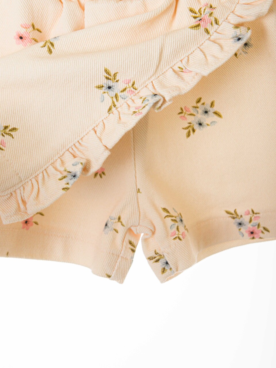 Kız Çocuk Şort Etek 1-4 Yaş 51604 Krem - 4