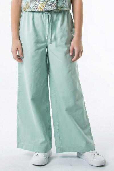 Kız Çocuk Yazlık Pantolon 8-14 Yaş 51339 Turkuaz - NK KİDS