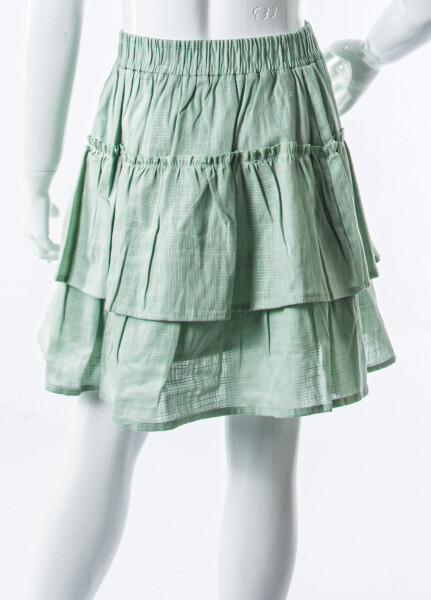 Kız Çocuk Yazlık 2'lı Alt Üst Takım (Yelek + Etek) 4-8 Yaş 11502 Mint - 10