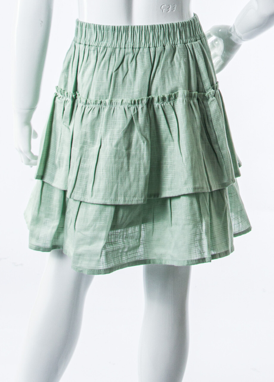 Kız Çocuk Yazlık 2'lı Alt Üst Takım (Yelek + Etek) 4-8 Yaş 11502 Mint - 10