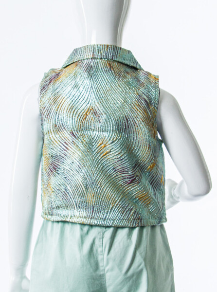 Kız Çocuk Yazlık Yelek 8-14 Yaş 31399 Mint - 4