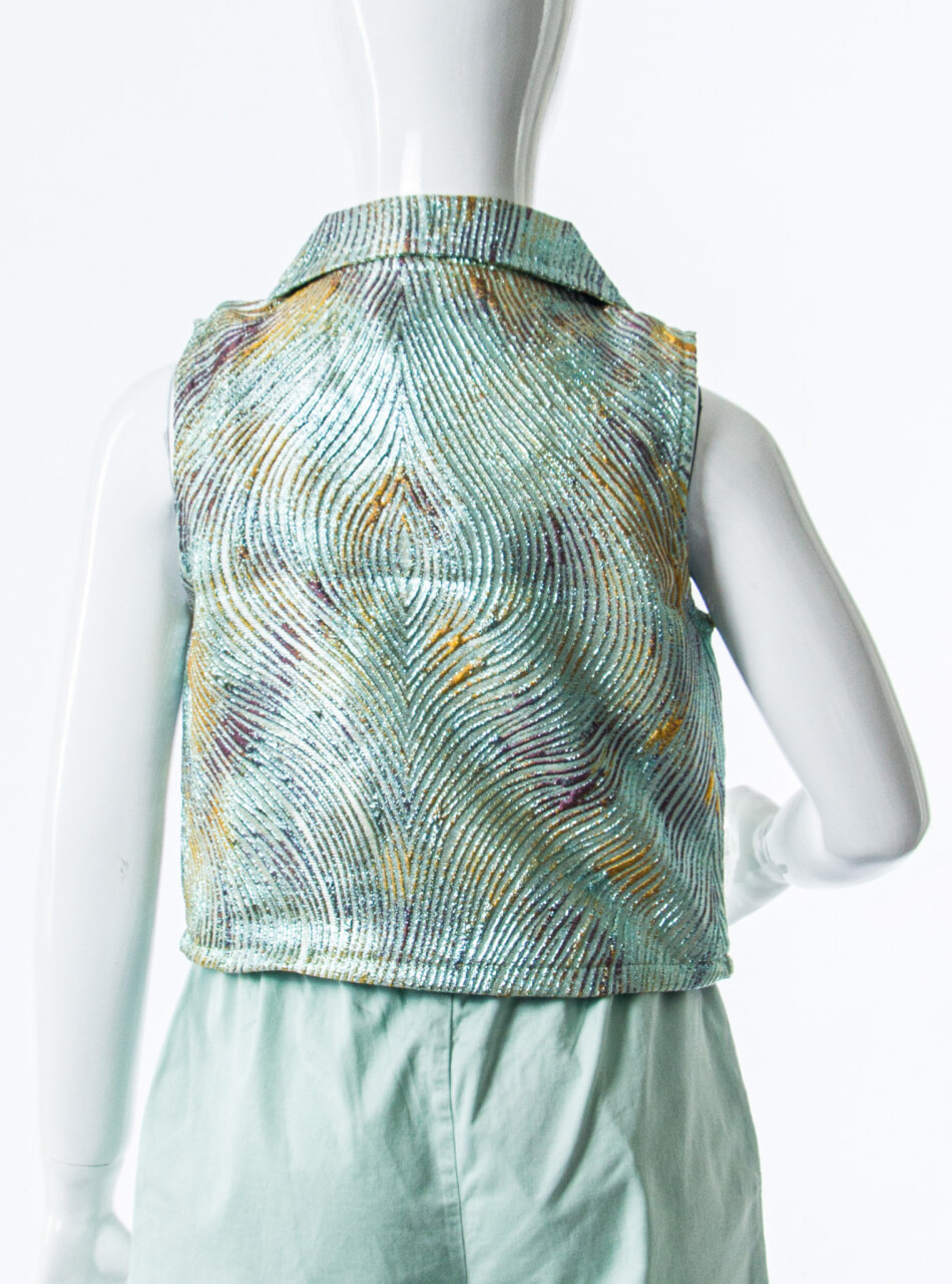 Kız Çocuk Yazlık Yelek 8-14 Yaş 31399 Mint - 4