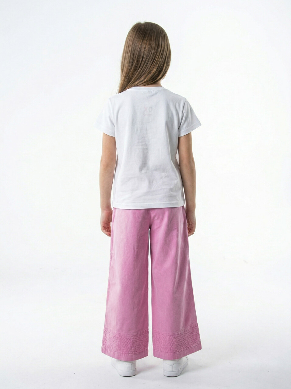 Kız Çocuk Alt Üst 2'li Kombin Takmı 4-8 Yaş SET0535 Lila - 3