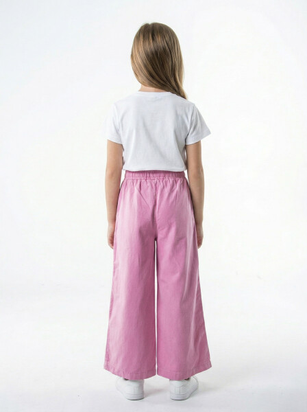 Kız Çocuk Alt Üst 2'li Kombin Takmı 4-8 Yaş SET0535 Lila - 5