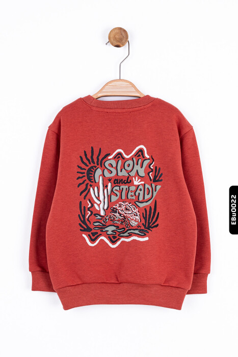 Erkek Bebek Sweatshirt 9-24 Ay 45624 Kiremit - 2