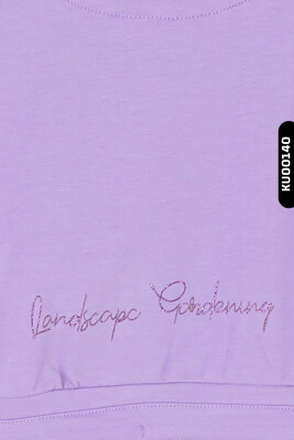 Düğmeli Yakalı Bomber Kalıplı Düz Renki Kız Çocuk Hırka 9Ay-4 Yaş 36619 Lila - 4