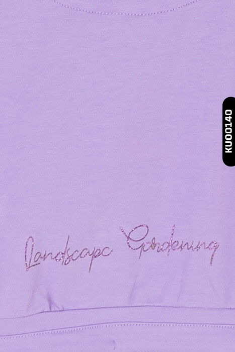 Düğmeli Yakalı Bomber Kalıplı Düz Renki Kız Çocuk Hırka 9Ay-4 Yaş 36619 Lila - 4