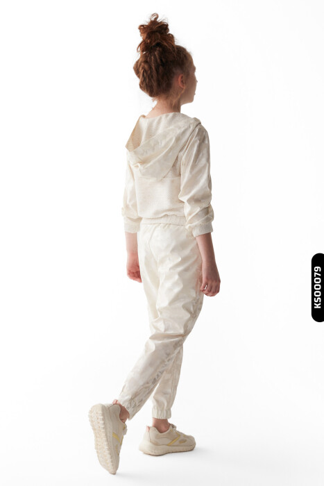 Kız Çocuk Atlet 8-14 Yaş 36333 Ekru - 5