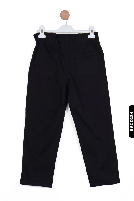 Kız Çocuk Pantolon 8-14 Yaş 56345 Siyah - 2