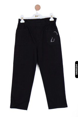 Kız Çocuk Pantolon 8-14 Yaş 56345 Siyah - 3