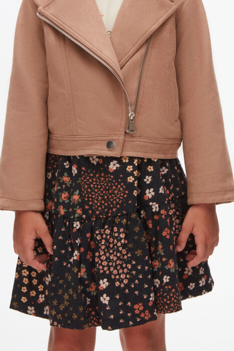 تنورة للبنات من 4 إلى 8 سنوات 57500 أنثراسايت - 1