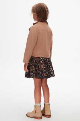 تنورة للبنات من 4 إلى 8 سنوات 57500 أنثراسايت - 3