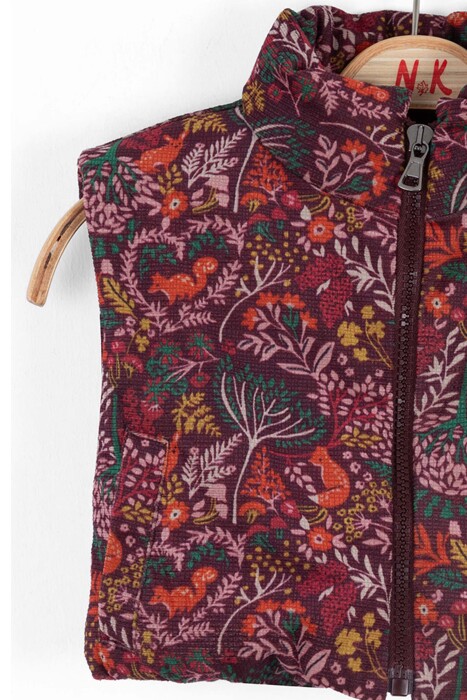 Kız Çocuk Yelek 9aY-4 Yaş 37623 Bordo - 3