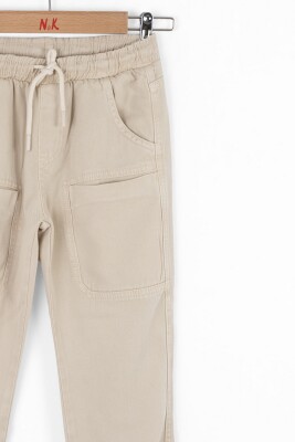 Erkek Çocuk Pantolon 8-14 Yaş 68700 Krem - 2