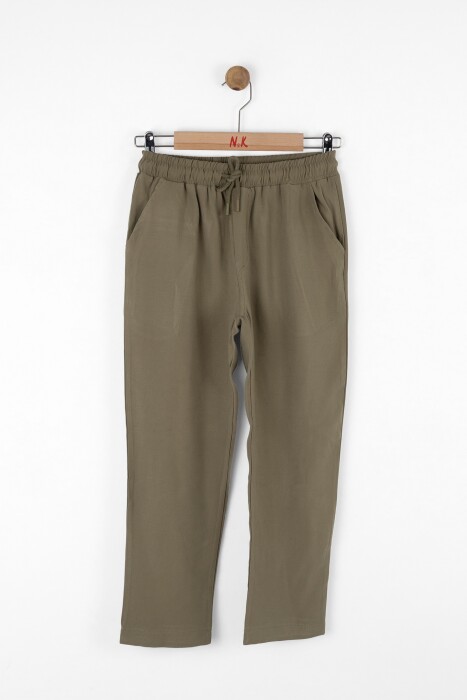 Erkek Çocuk Pantolon 8-14 Yaş 68318 Haki - 1