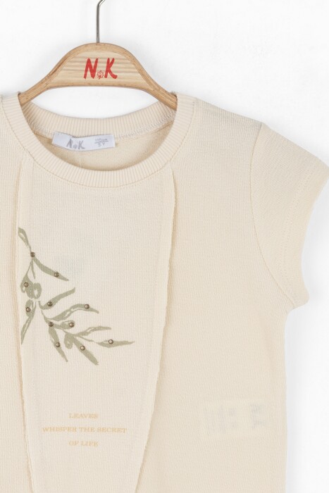 تي شيرت بناتي من عمر 4 إلى 8 سنوات 38510 - 5